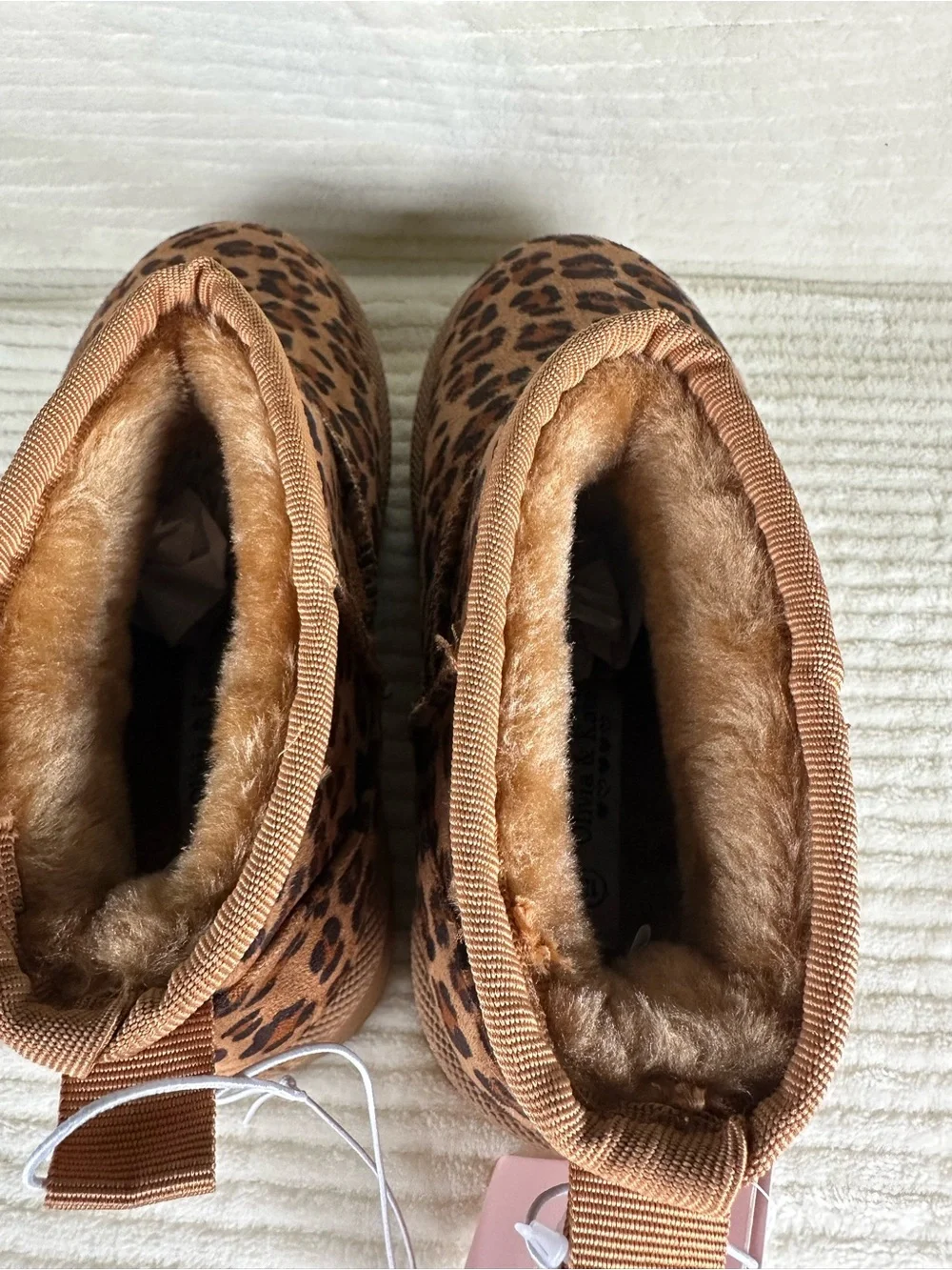 Olivia & Kate Little Girls Stormy Leopard Platform Booties NWT Size 13